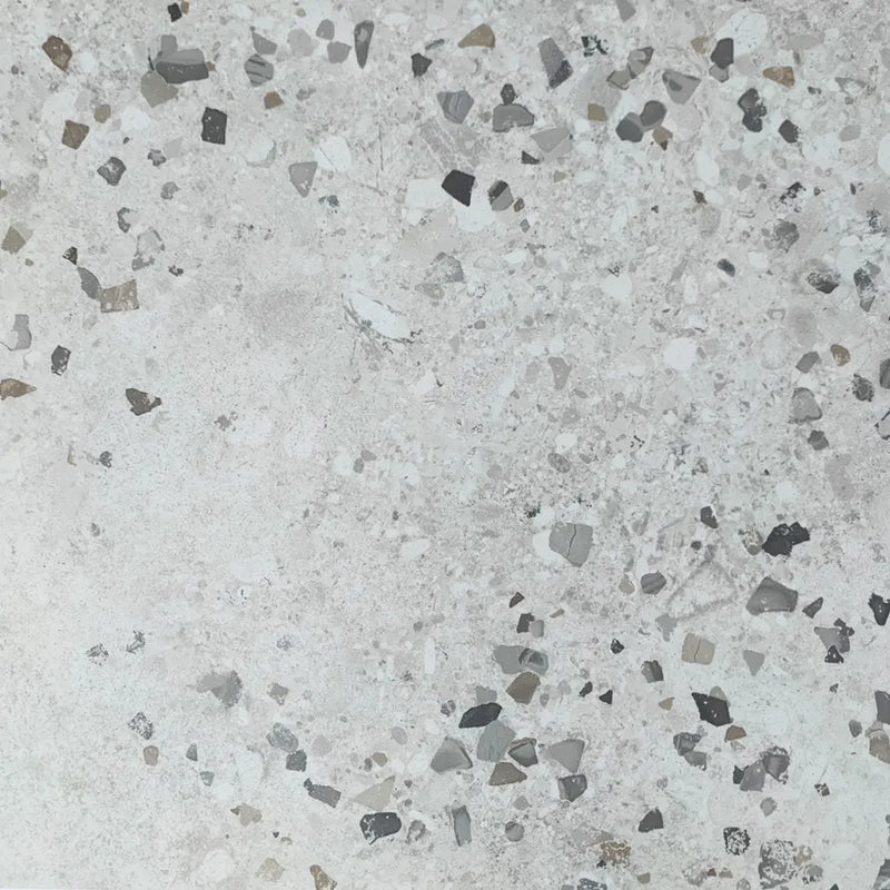Terrazzo tegel Art Grijs-beige