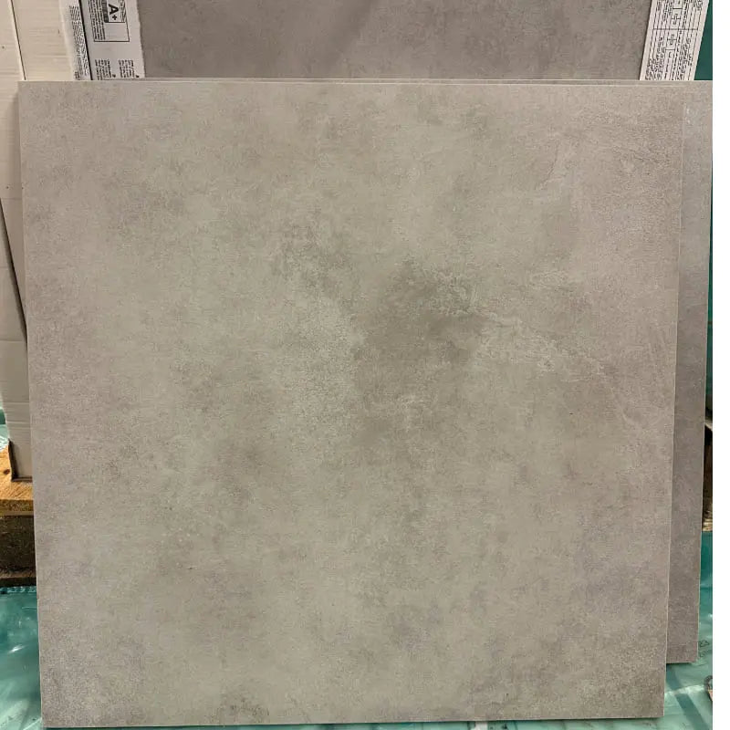 Tuintegel Flux | Betonlook | 60×60 cm Lichtgrijs volledig