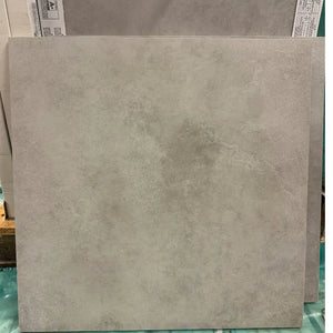 Tuintegel Flux | Betonlook | 60×60 cm Lichtgrijs volledig
