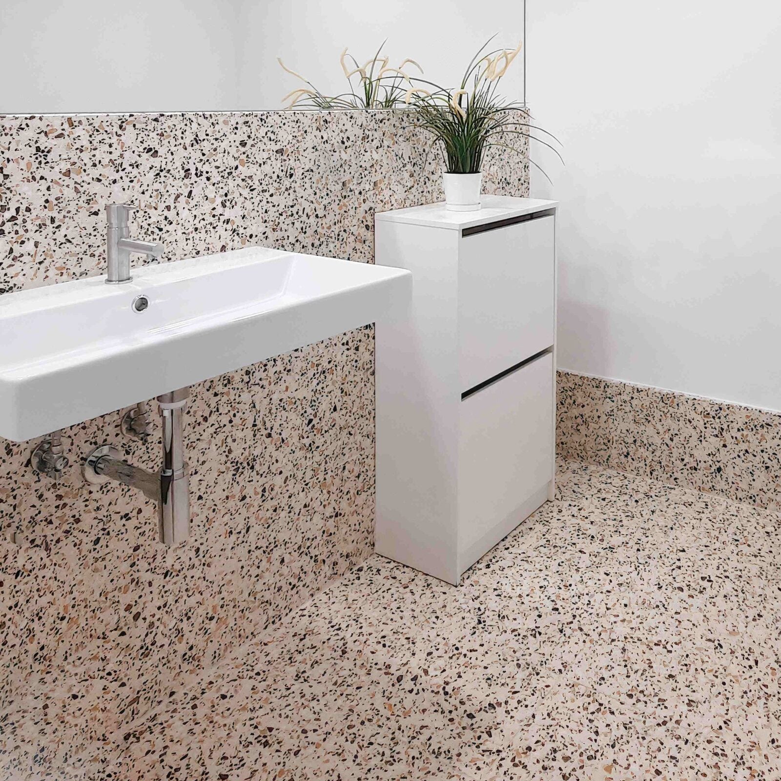 Terra tegel Mocha – Beige:Zwart – TR07-03