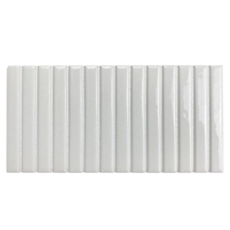 KitKat mozaïektegel – glanzend wit – 11,5x23,1 cm