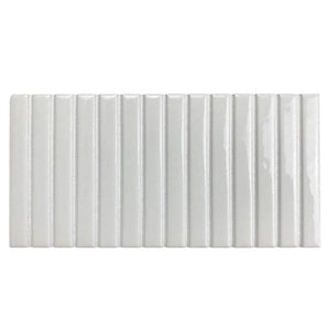 KitKat mozaïektegel – glanzend wit – 11,5x23,1 cm