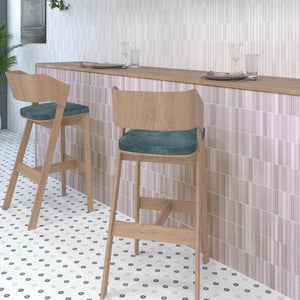 KitKat mozaïektegel – mat wit – 11,5×23,1 cm-1