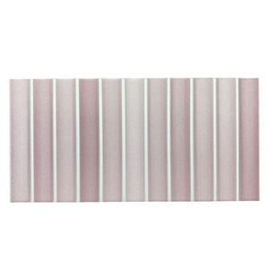 KitKat mozaïektegel – mat roze – 11,5x23,1 cm