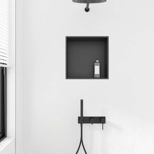 Badovo Axis Inbouwnis 30×30×10 cm – Zwart
