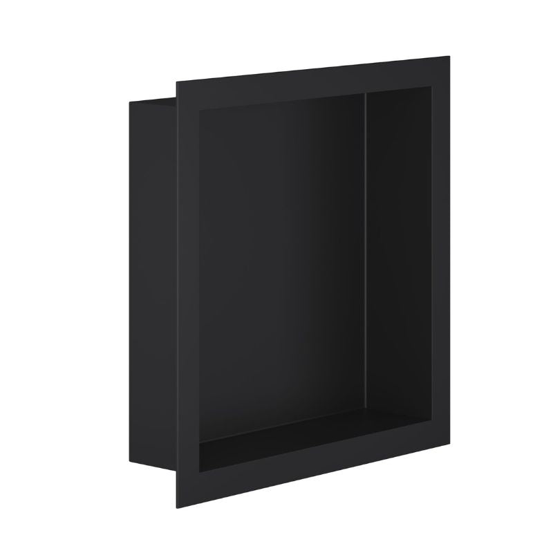 Badovo Axis Inbouwnis 30×30×7 cm – Mat Zwart