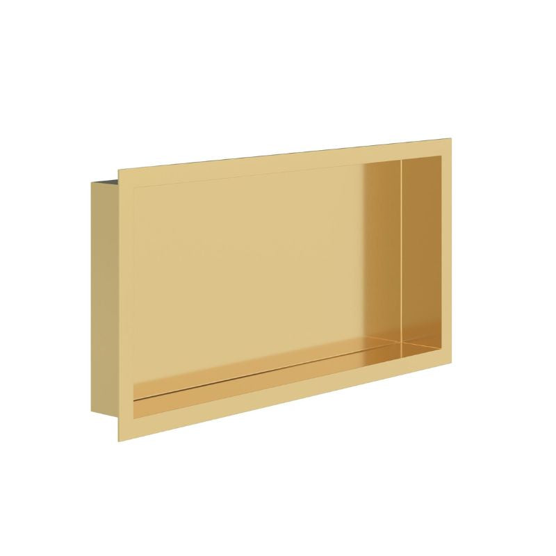 Badovo Axis Inbouwnis 30×60×10 cm – Geborsteld Goud