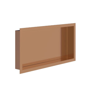 Badovo Axis Inbouwnis 30×60×10 cm – Geborsteld Koper