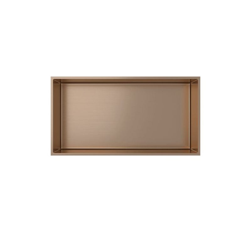Badovo Axis Inbouwnis 30×60×10 cm – Geborsteld Koper