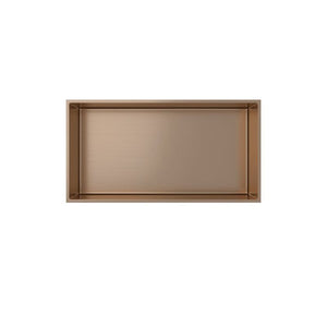 Badovo Axis Inbouwnis 30×60×10 cm – Geborsteld Koper