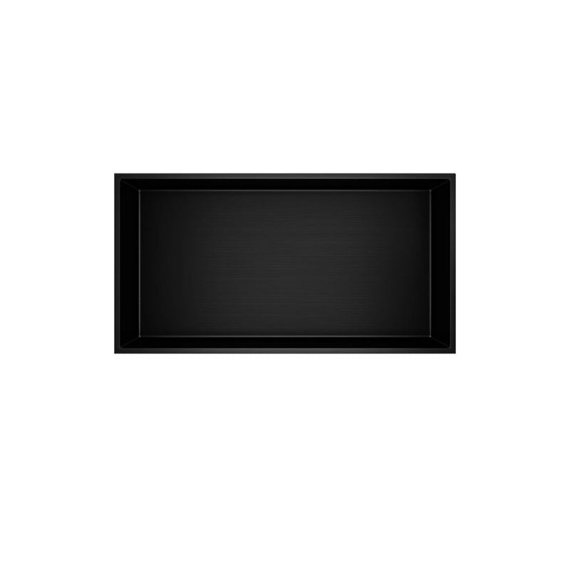Badovo Axis Inbouwnis 30×60×10 cm – Mat Zwart