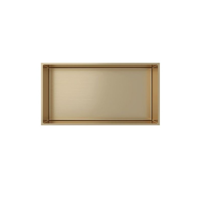 Badovo Axis Inbouwnis 30×60×7 cm – Geborsteld Goud