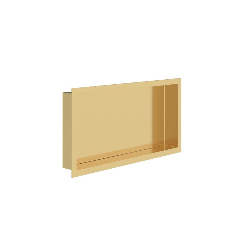 Badovo Axis Inbouwnis 30×60×7 cm – Geborsteld Goud