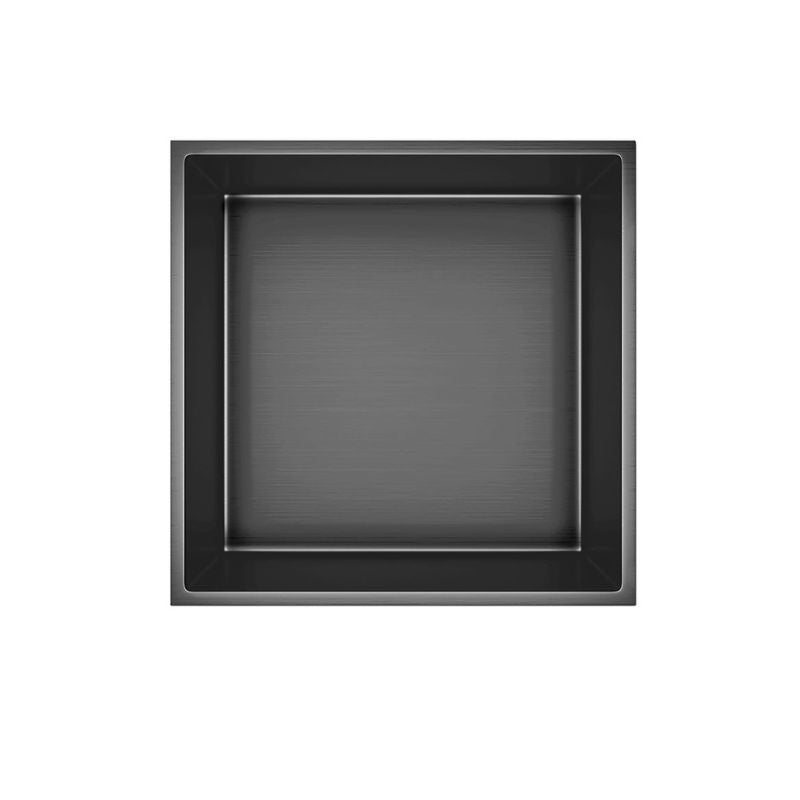 Badovo Axis Inbouwnis 30×30×10 cm – Gunmetal
