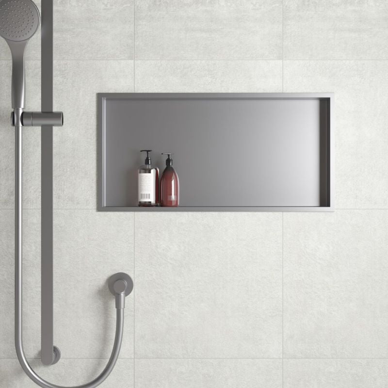 Badovo Axis Inbouwnis 30×60×7 cm – Gunmetal