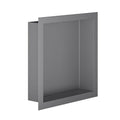 Badovo Axis Inbouwnis 30×30×10 cm – Gunmetal