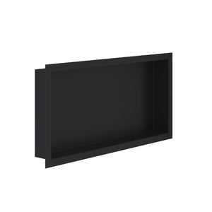 Badovo Axis Inbouwnis 30×60×7 cm – Mat Zwart