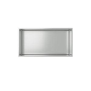 Badovo Axis Inbouwnis 30×60×7 cm – RVS Geborsteld
