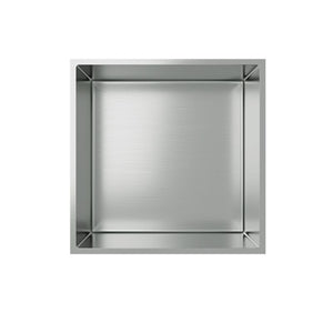 Badovo Axis Inbouwnis 30×30×10 cm – RVS Geborsteld