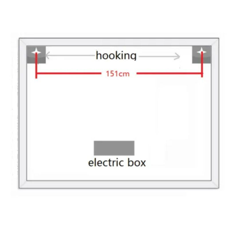 Badovo Lumo LED spiegel 160x60 cm