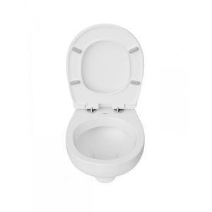 Badovo Orbit Compact Hangtoilet – Verkort Wandcloset 48,6 cm – Keramiek Glans Wit