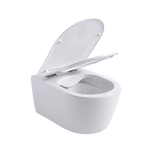 Badovo Pro Compact Toiletset – Inclusief Toiletbril – Glanzend Wit – 49 cm