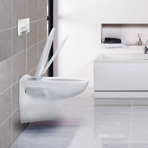 Badovo Pro Rimless Toiletset – Inclusief toiletbril – Glanzend wit