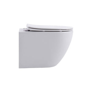 Badovo Pro Tornado Compact Toiletset – Inclusief Toiletbril – Glanzend Wit – 49 cm