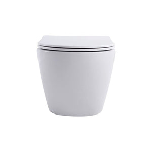 Badovo Pro Tornado Compact Toiletset – Inclusief Toiletbril – Glanzend Wit – 49 cm