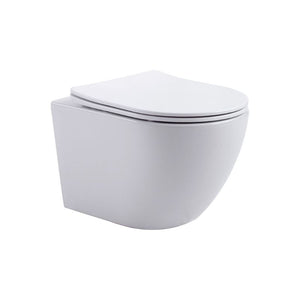 Badovo Pro Tornado Compact Toiletset – Inclusief Toiletbril – Glanzend Wit – 49 cm