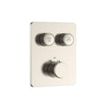 Badovo Ripple 2-Weg Thermostatische Inbouwkraan – Geborsteld RVS