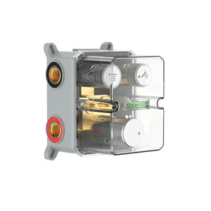 Badovo Ripple 2-Weg Thermostatische Inbouwkraan – PVD Bruin Brons
