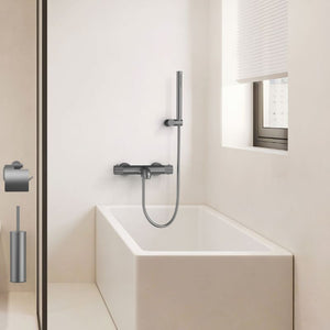 Badovo Ripple Thermostatische Opbouw Badkraan – PVD Gunmetal