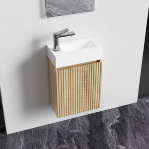 Badovo Verto toiletmeubelonderkast licht eiken