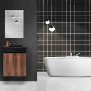 Badovo Verto toiletmeubelonderkast walnoot