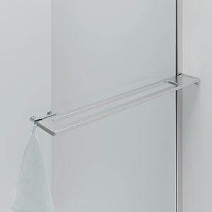 Badovo Vion Curve douchewand 100x200 cm – helder glas – profiel chroom