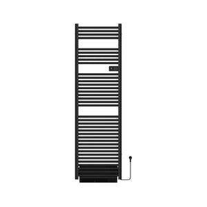 Badovo Volta elektrische handdoekdroger met blower 2000W – 1840x540 mm – mat zwart
