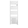Badovo Volta elektrische handdoekdroger met blower – 1750W – 159x50 cm – mat wit