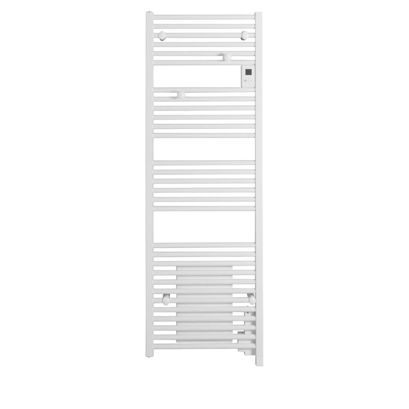 Badovo Volta elektrische handdoekdroger met blower – 1750W – 159x50 cm – mat wit