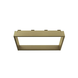 Badovo Axis Opbouwnis Douchewand – 60×30 cm – Aluminium – 4 Haken