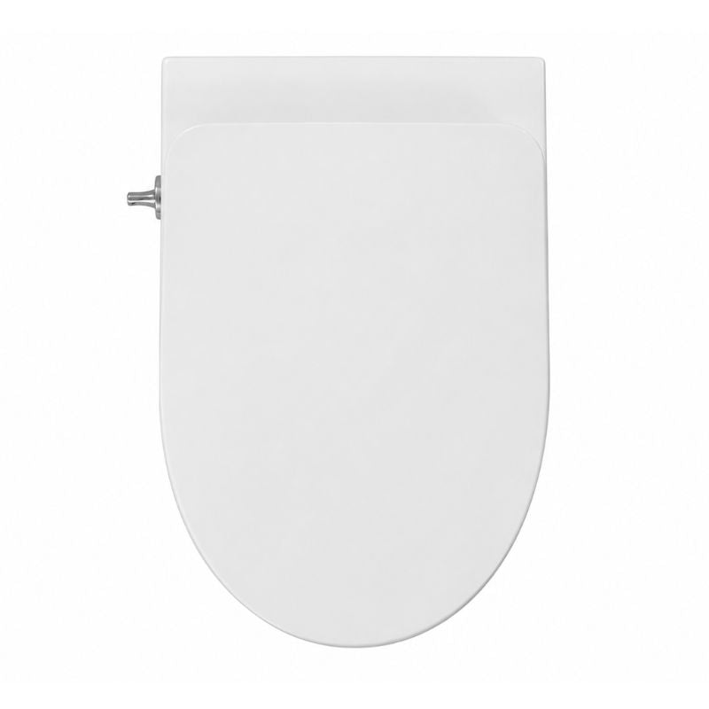 Badovo Carbon Rimless Toiletset – Inclusief Toiletbril – Glanzend Wit