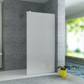 Badovo Eco douchewand 100x200 cm – mat glas – profiel chroom
