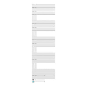 Badovo Nero elektrische handdoekdroger 755W – 1600x500 mm – wit – met digitale thermostaat