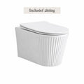 Badovo Ripple Pro Tornado Toiletset – Inclusief Toiletbril – Glanzend Wit – 52 cm