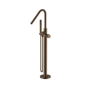 Badovo Ripple Vrijstaande Thermostatische Badkraan – PVD Bruin Brons