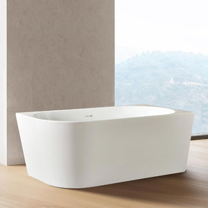 Badovo hoekbad Rivo rechts glanzend wit – 170 cm