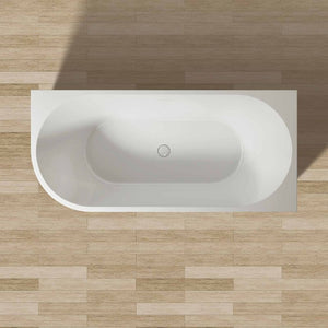 Badovo hoekbad Rivo rechts glanzend wit – 170 cm