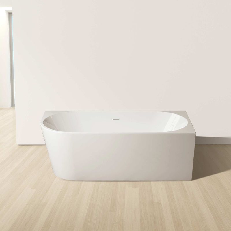 Badovo hoekbad Rivo rechts glanzend wit – 170 cm