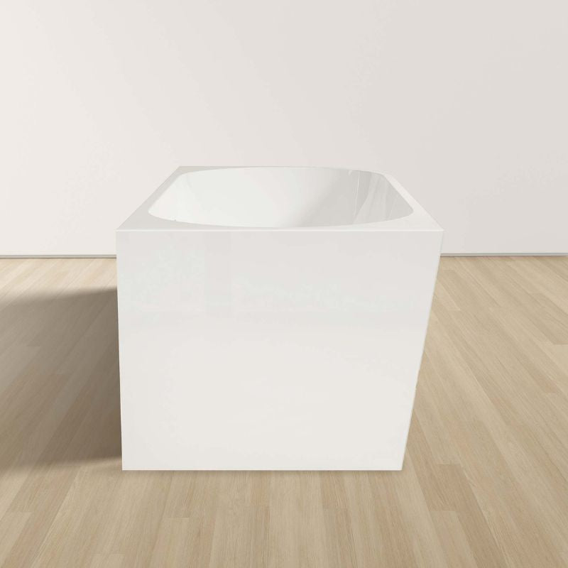 Badovo hoekbad links Rivo glanzend wit – 170 cm