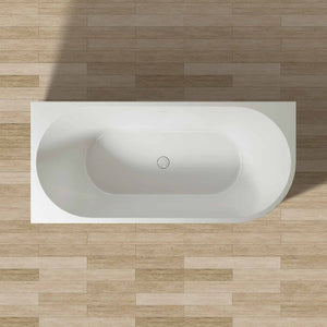 Badovo hoekbad links Rivo glanzend wit – 170 cm